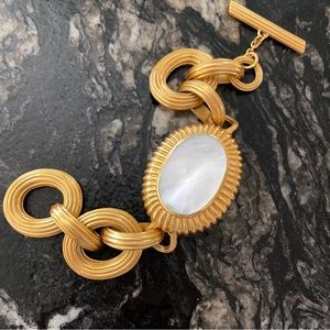 Gorgeous Julie Vos Gold Link Bracelet